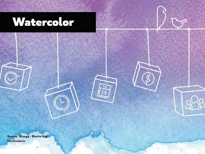 The Real Story Behind Ten Design Trends From image 2016 Design Trends - Watercolor2