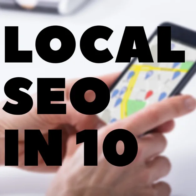 The Top 12 Podcasts for Sales and Marketing | Cube Creative image Local SEO in 10