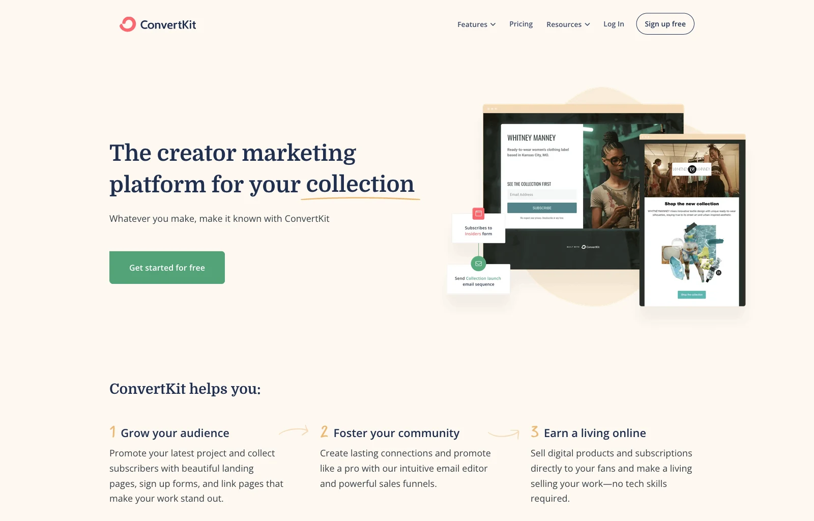 Email Platforms for Schools: 7 Options Compared image ConvertKit