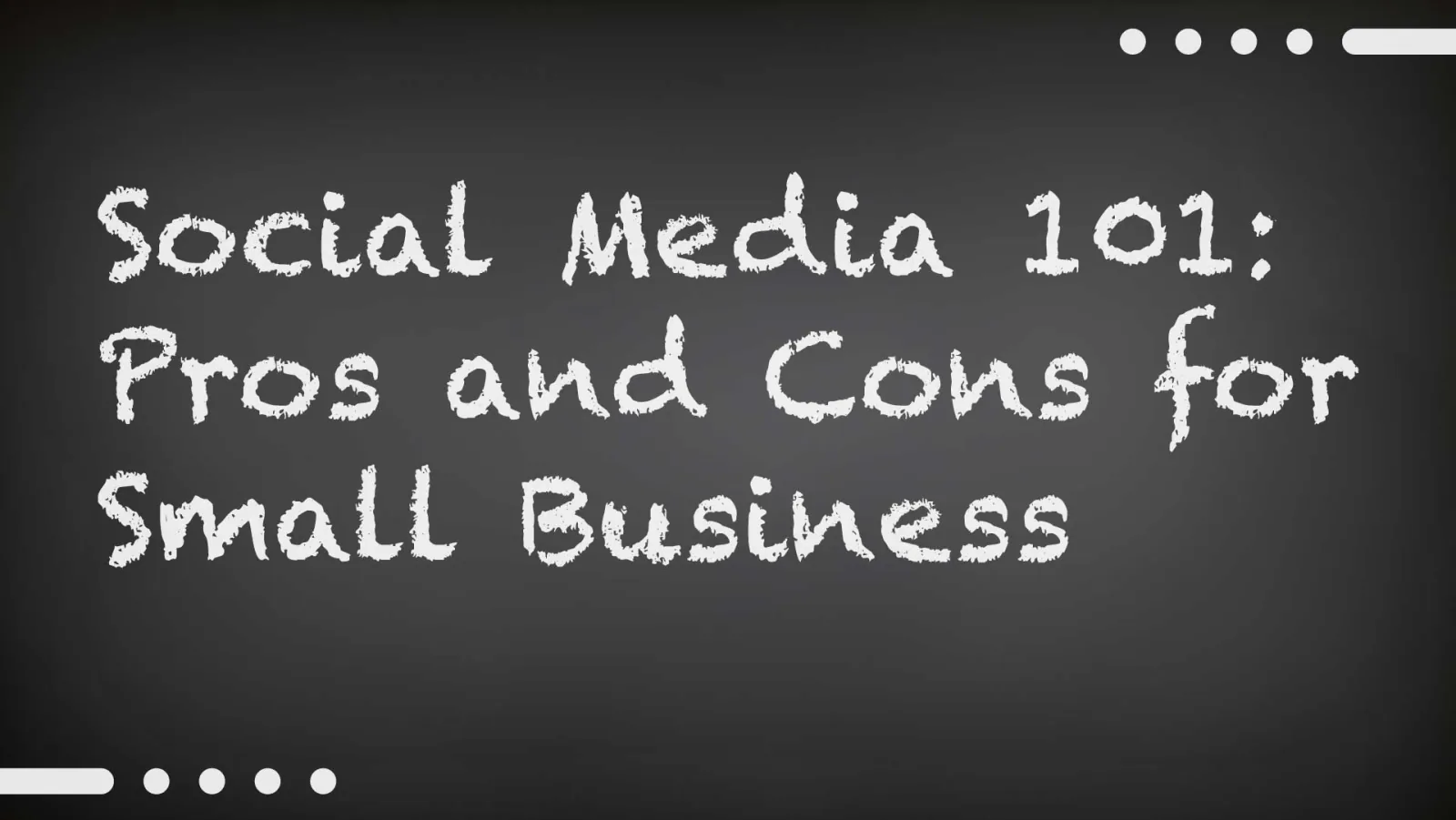 Social Media 101: Tips for Small Business