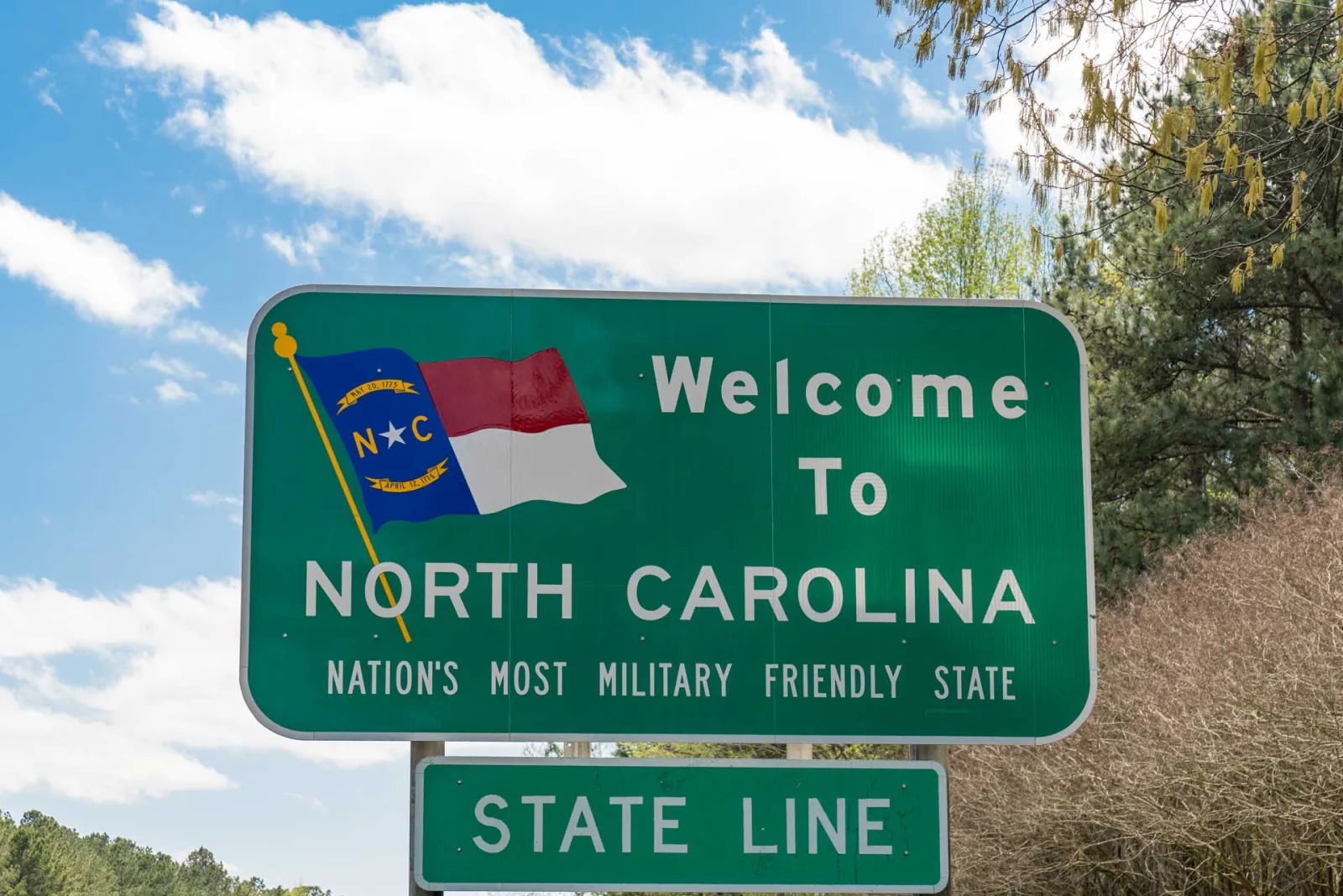 NC Pest Control: Growth With Marketing Partner image nc state line road sign