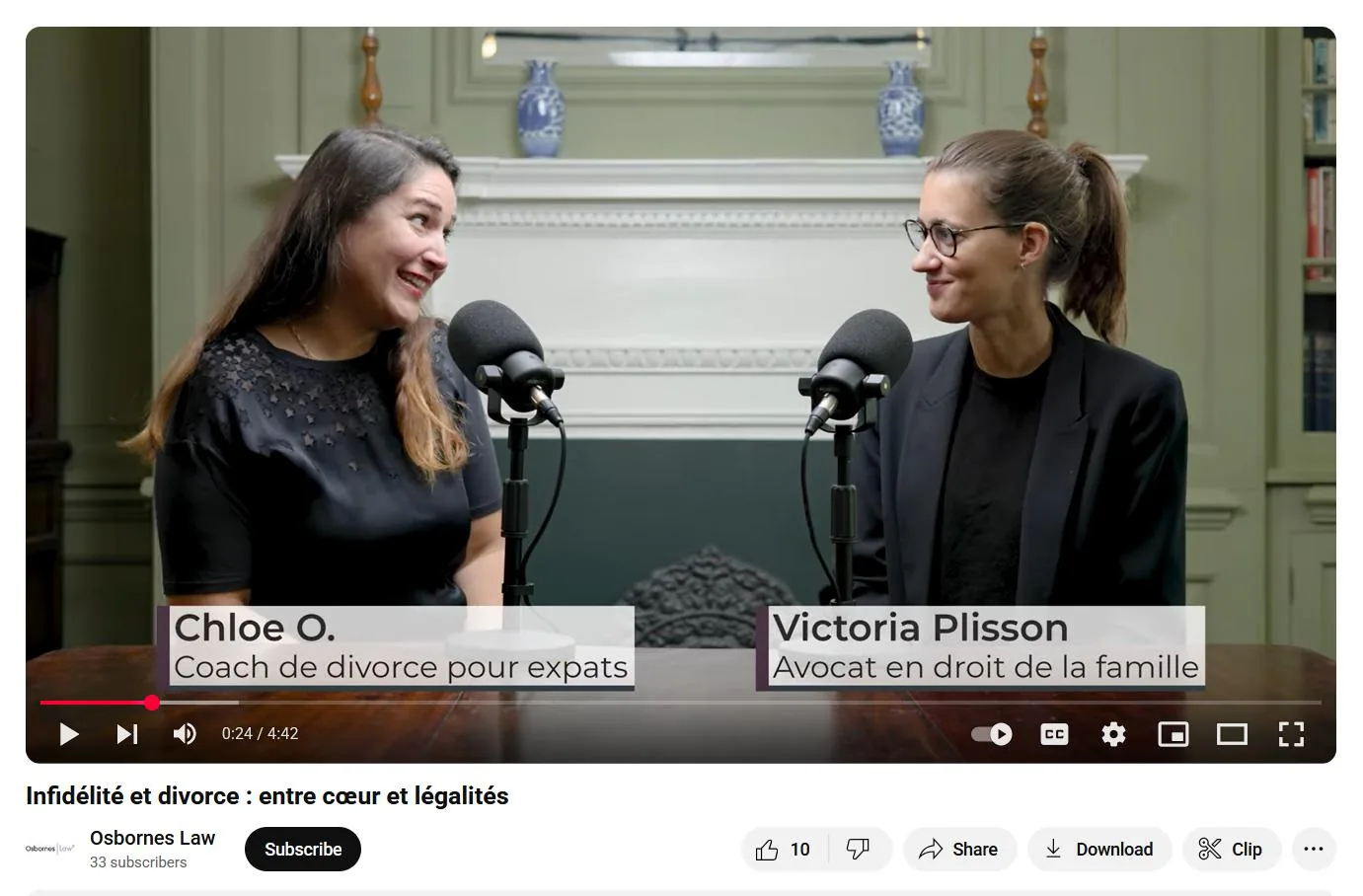 The Real Story Behind Advanced Tactics to Consistently image Screen shot of the “French Family Transitions” podcast by Osbornes Law