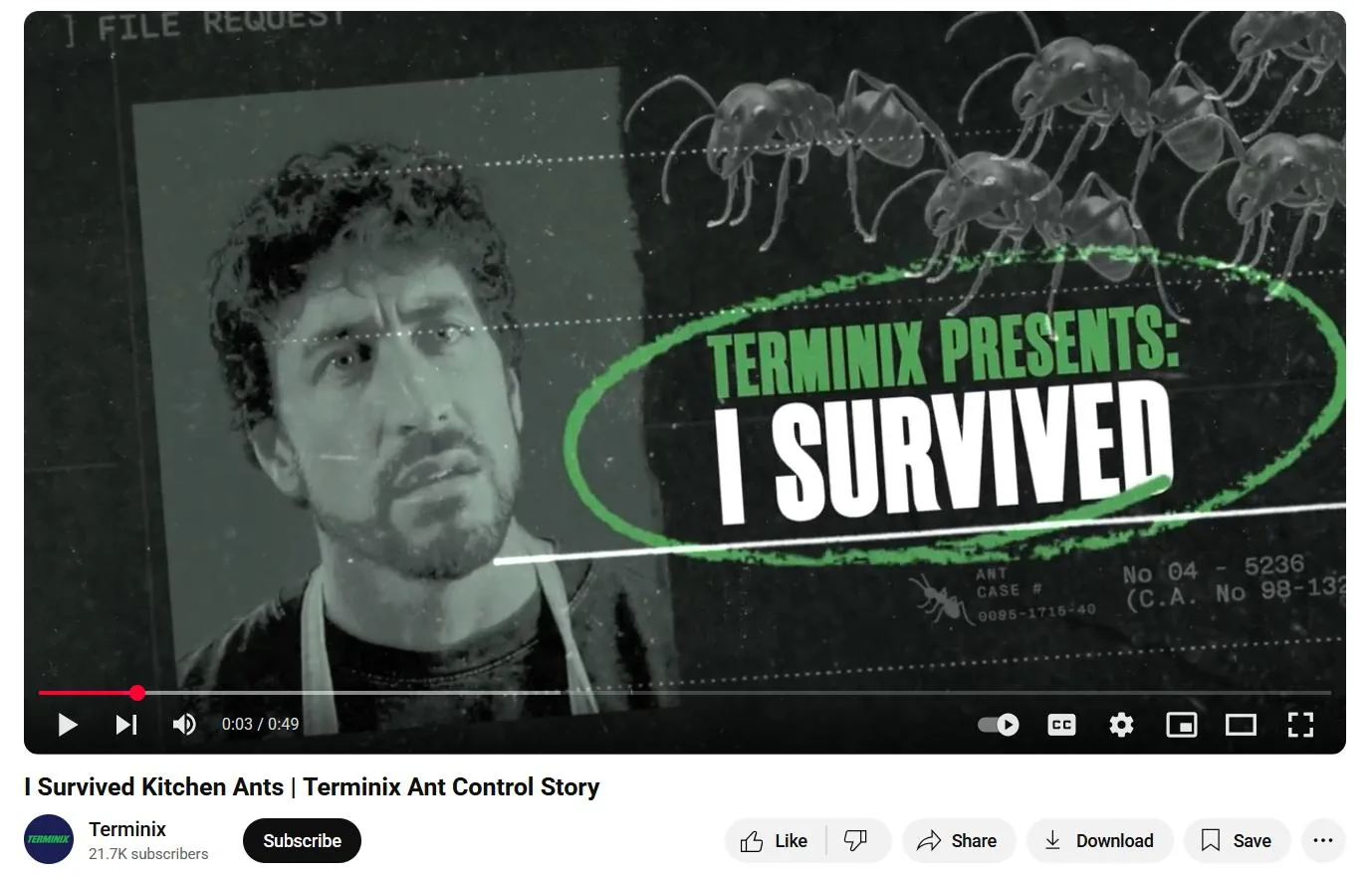 The Real Story Behind Advanced Tactics to Consistently image He lost the kitchen to ants. Terminix wins it back.