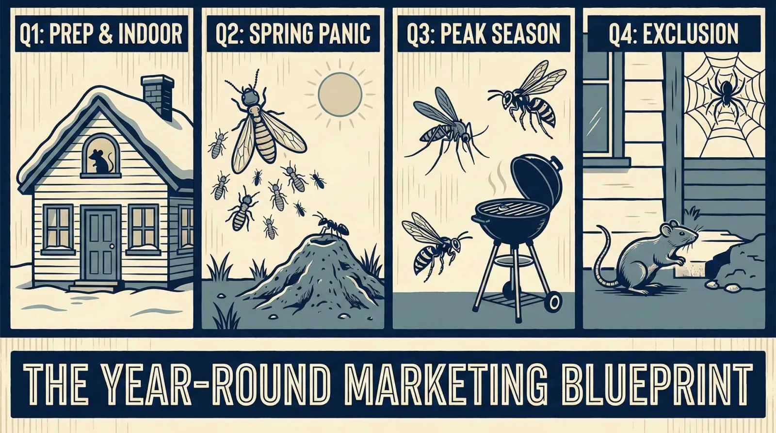 Essential Seasonal Marketing for Pest Control Growth image The Year-Round Marketing Blueprint