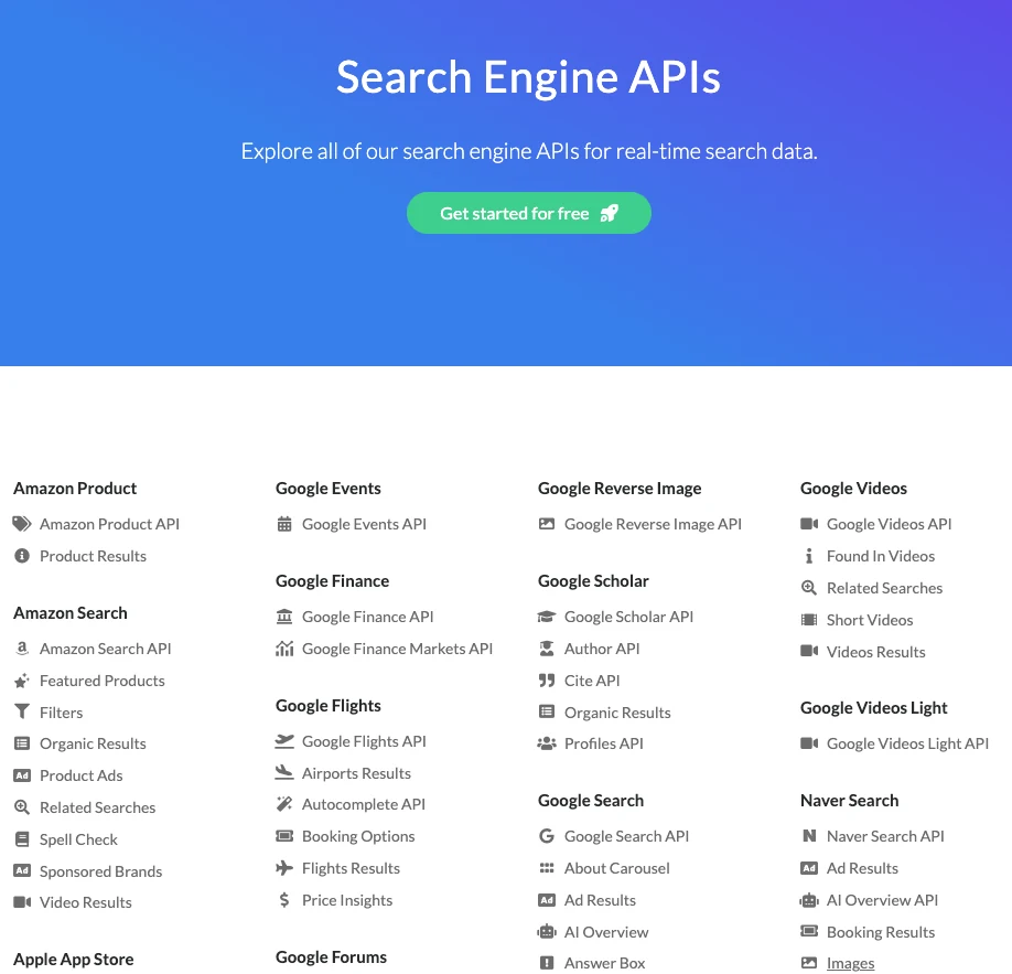 6 Alternatives to Ahrefs for SEO Experts in 2026 image SearchApi screenshot
