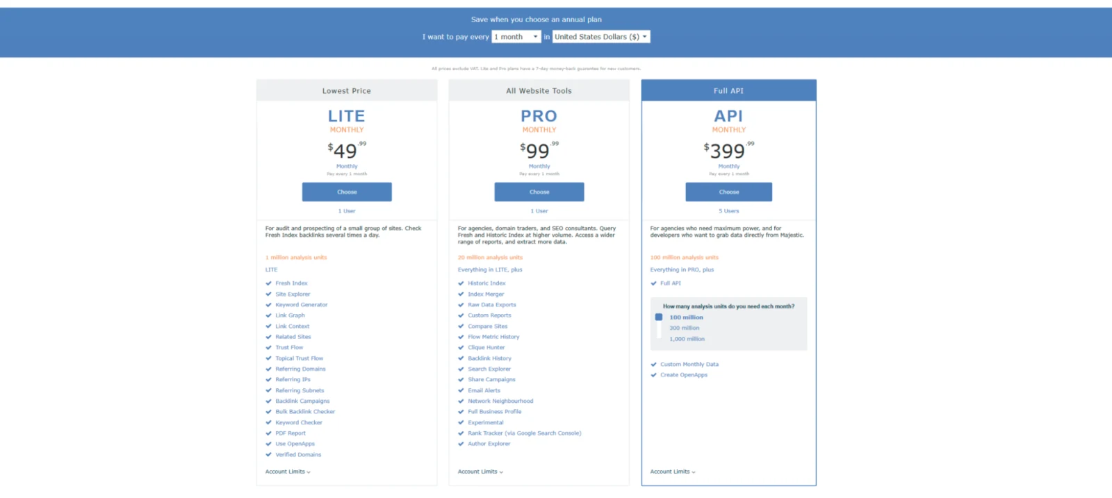 5 Best Semrush API Alternatives in 2026 image Majestic API screenshot