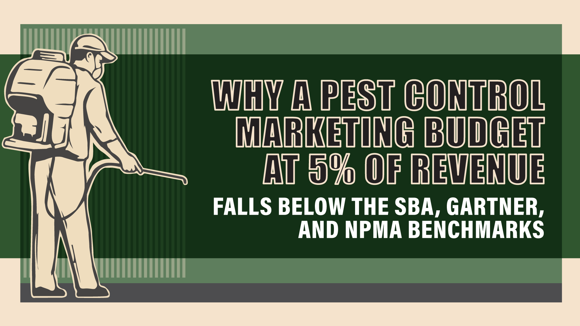 Why a Pest Control Marketing Budget at 5% Falls Below Every Published Benchmark