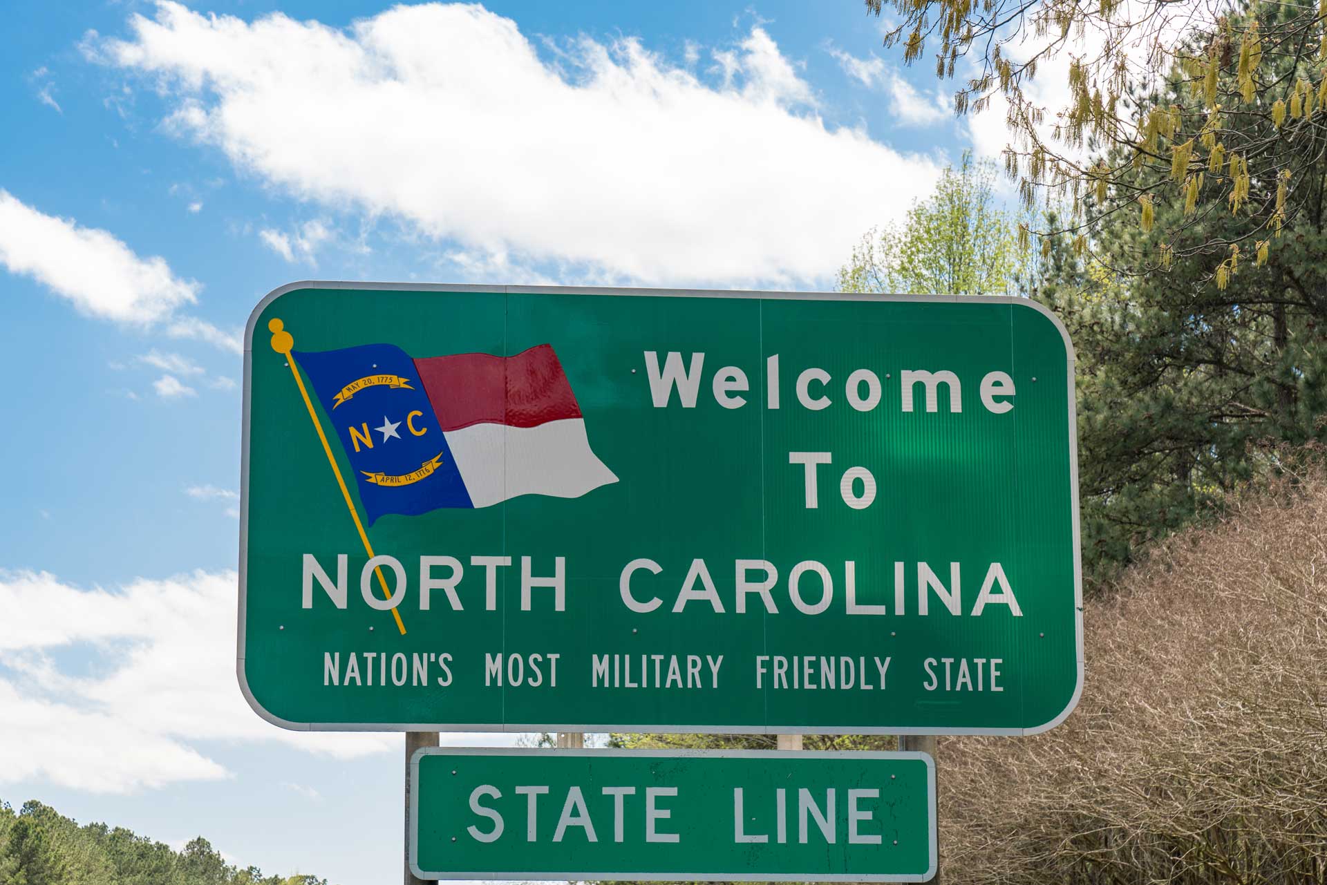 NC Pest Control: Growth With Marketing Partner image nc state line road sign