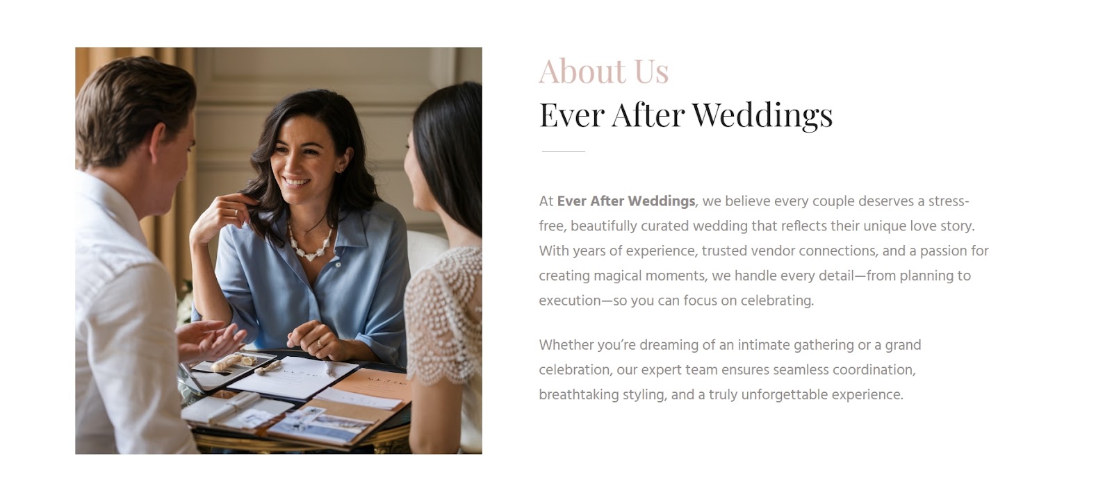 Negative Space is Your Biggest Ally - Example Ever After Weddings