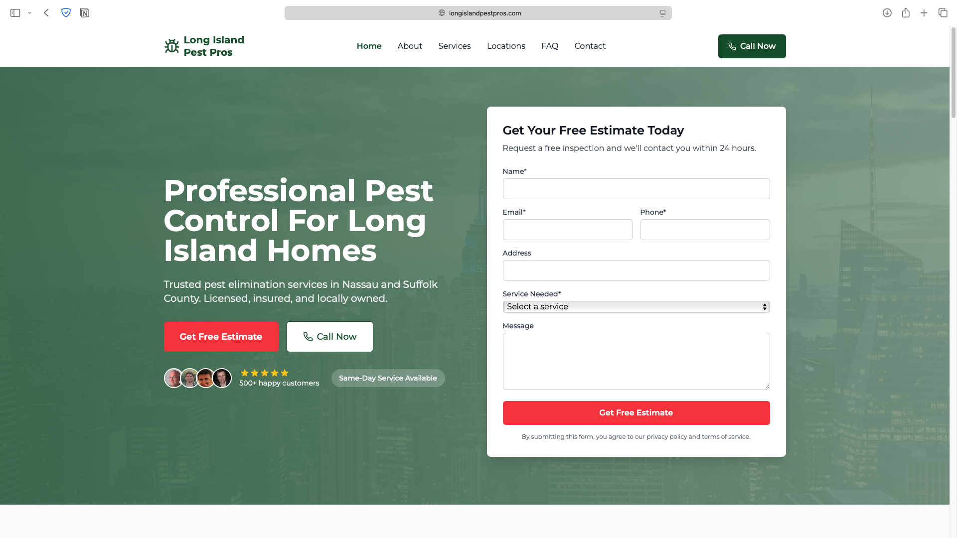 UX Challenges for Niche Brands image Designing UX for Specialized Niches Long Island Pest Pros