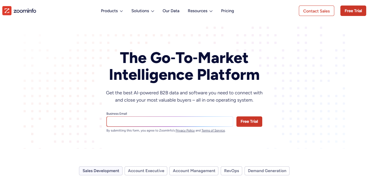 6 Lead Finder Tools That Help Sales Teams Close Faster image ZoomInfo
