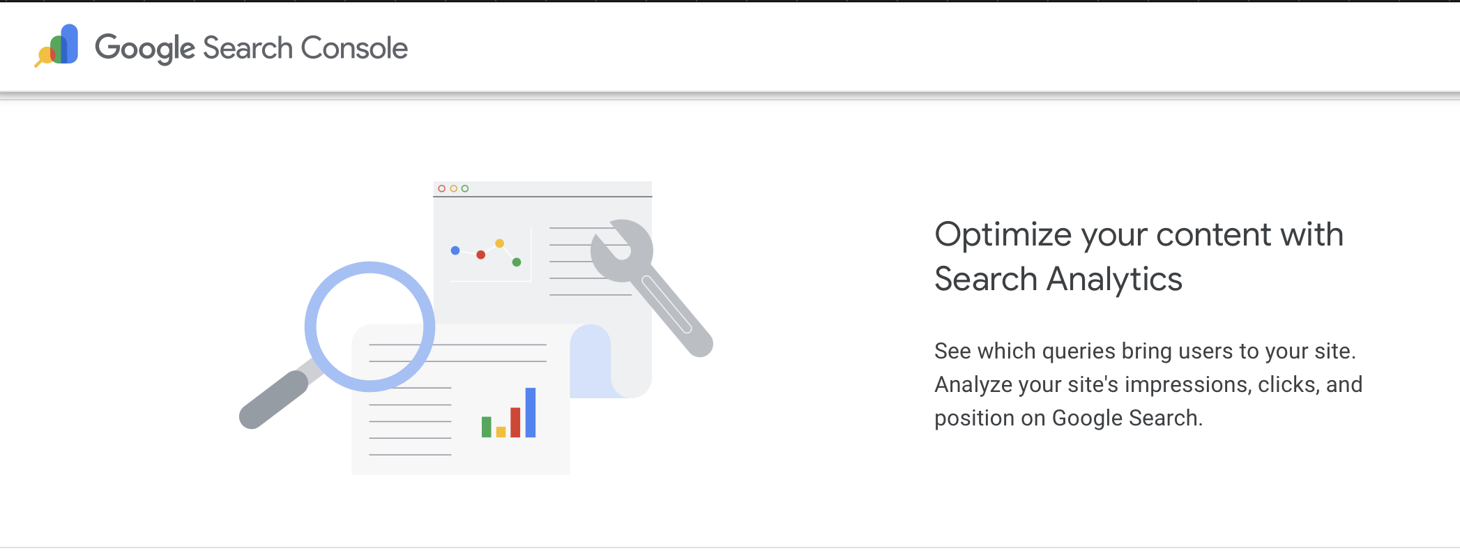 Smart Content Repurposing: a Simple Guide for Marketers image Google Search Console used for analyzing data insights and optimizing content
