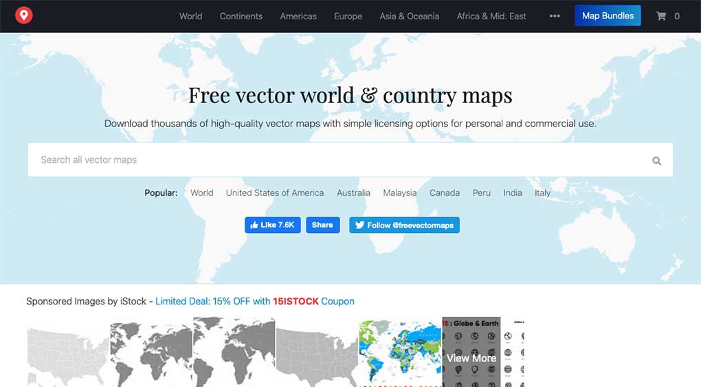 43+ places to get awesome free vector images: Free Vector Maps