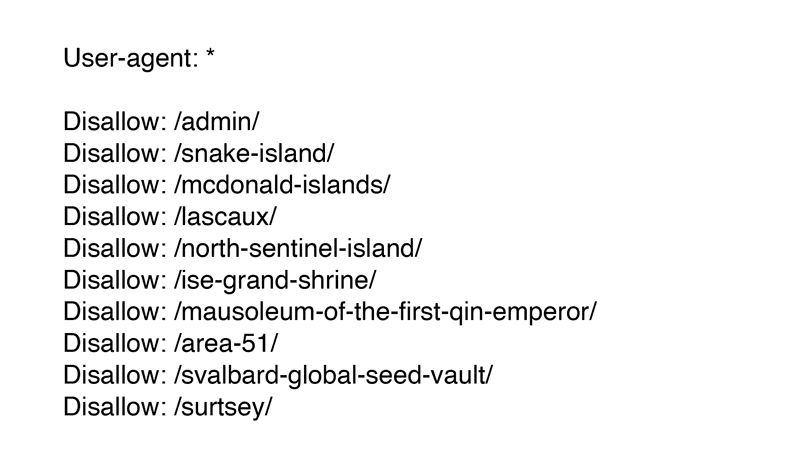 Website 101: How to Use Robot.txt Files image Robots Text File Example