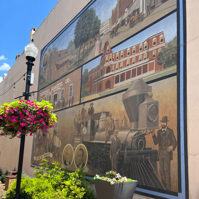 Web Design in Hickory, NC: Sites That Bring in Leads image Union Square Mural in Hickory, North Carolina