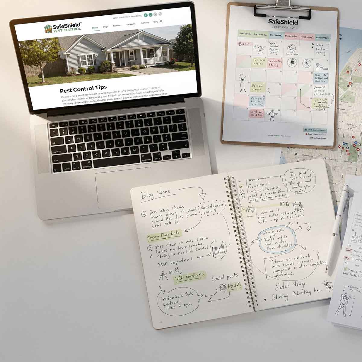 Pest Control Content Marketing - Cube Creative Design