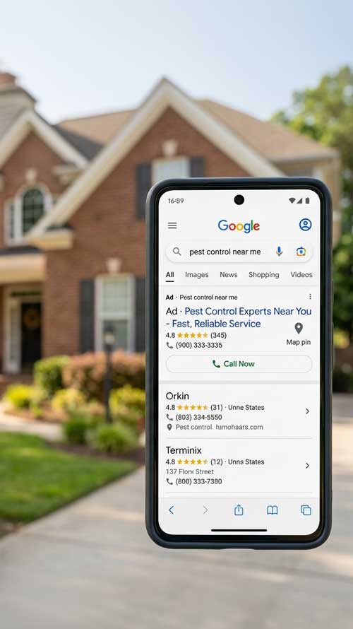 Pest Control SEO Company - Cube Creative Design