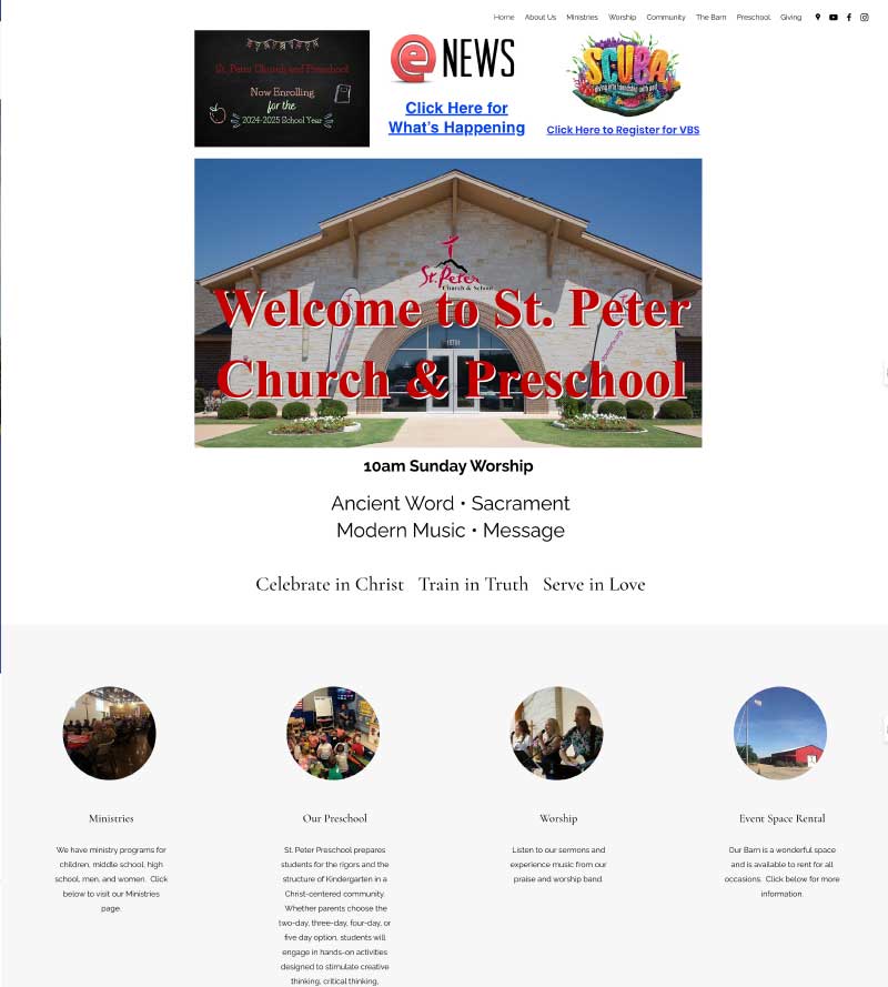 Displaying Portfolio Item: St. Peter Spartans image stpeter-old.jpg